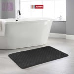 ARMN Clara Memory Foam Bath Rug, Black Color, 60*90 Cm