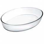 Ibili Oval Glass Tray, 35*25cm