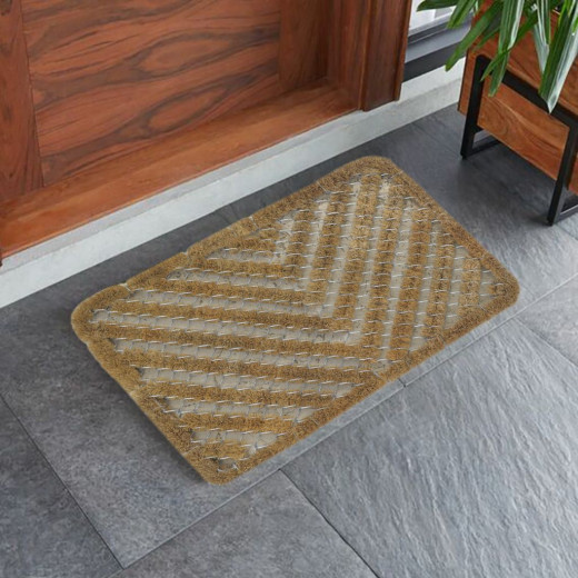 Astra Coco Brush Doormat, Beige Color 40*60 Cm