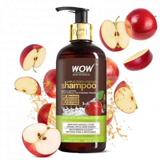 Wow Skin Science Apple Cider Vinegar Shampoo , 300ml