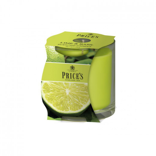 Price's Boxed Candle Jar, Lime & Basil