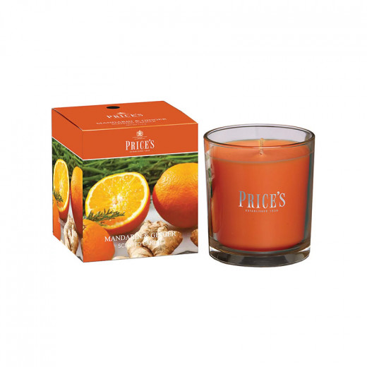 Price's Boxed Candle Jar, Mandarin & Ginger
