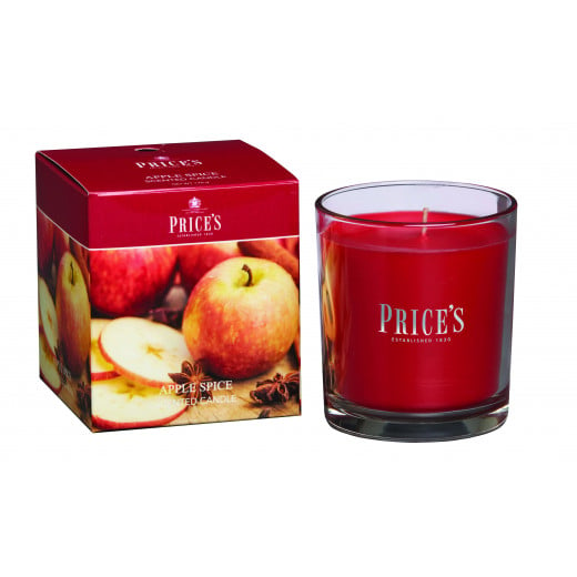 Price's Boxed Candle Jar,  Apple Spice