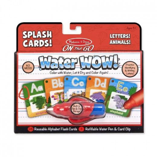 Melissa & Doug Water Wow! Splash Cards, Alphabet