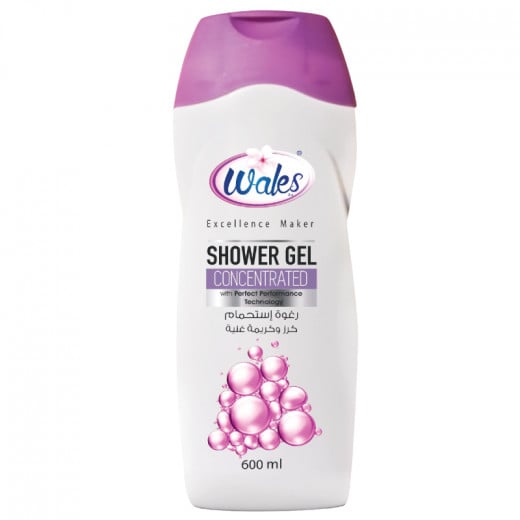 Wales Shower Gel with Cherry & Whipped Cream, 600ml