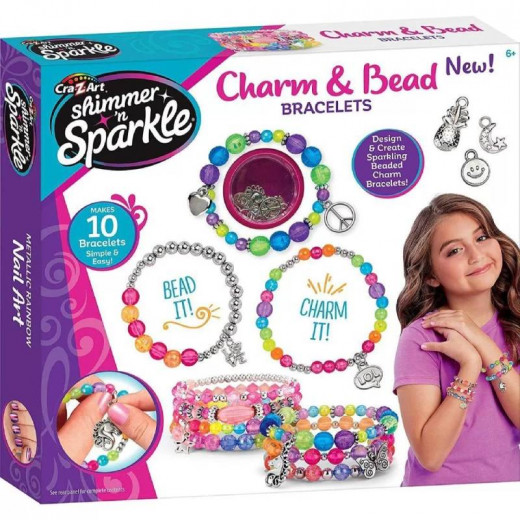 Cra-Z-Art Shimmer 'N Sparkle Charm & Bead Bracelets