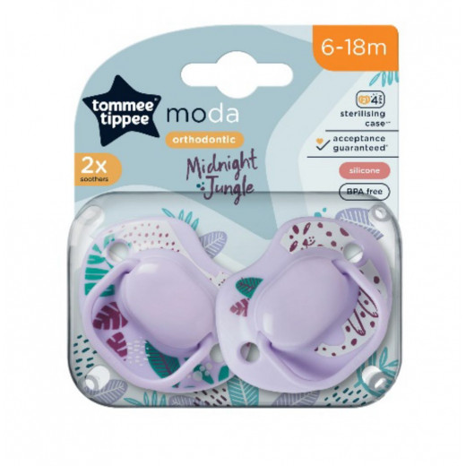 Tommee Tippee Moda Soothers, Symmetrical Orthodontic Design