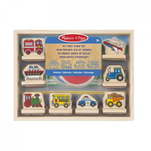 Melissa and Doug My First Stamp Set, Vehicles