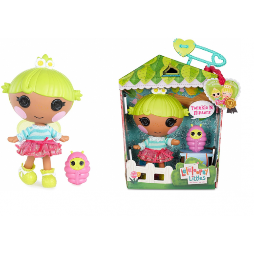Lalaloopsy Littles Doll  Bundles Snuggle Stuff with Pet, Green