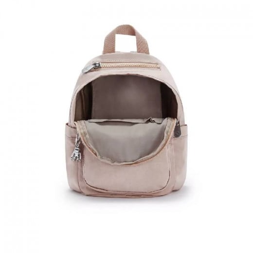 Kipling Delia Mini Backpack, Beige Color