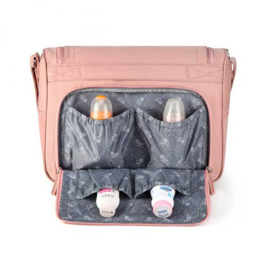 حقيبة تغيير الكتف للأطفال هيرمان باللون الوردي من كلرلاند
