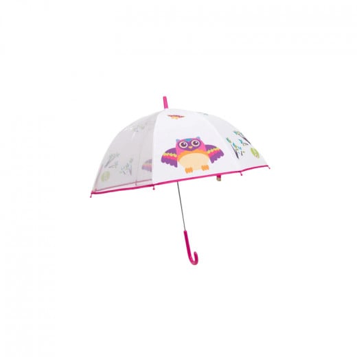 مظلة يدوية, 70 × 74 سم, بتصميم بومة من أوبس