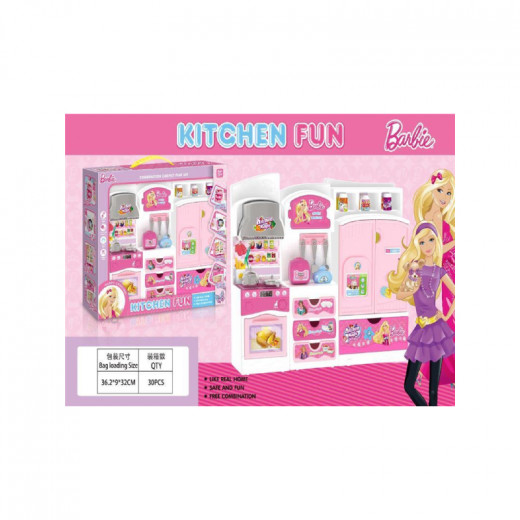 Barbie Doll Kitchen Set
