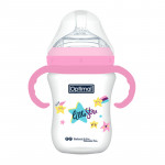Optimal Extra Wide Neck Feeding Bottles, Double Anti, 300ml, +6, Assorted Color, 1 Pieces