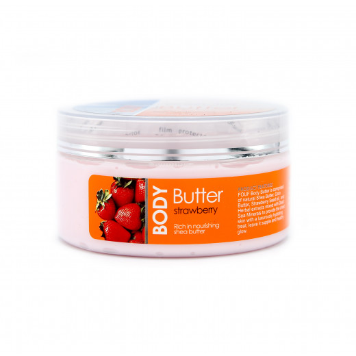 Fouf Body Butter 200ml, 6 Types strawberry