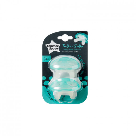 Tommee Tippee Closer to Nature +3 months Teether, 2 pieces, Green