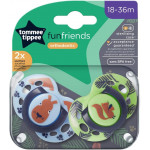 Tommee Tippee Fun Style Soothers, Symmetrical Orthodontic Design, 18-36 Months
