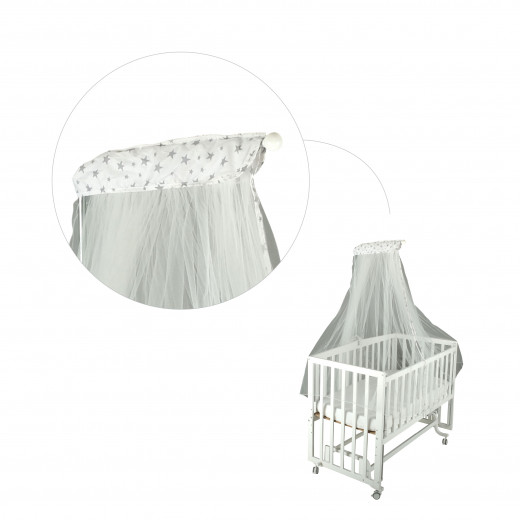 Baby Bed Mosquito Net Star L Shaped Sterling