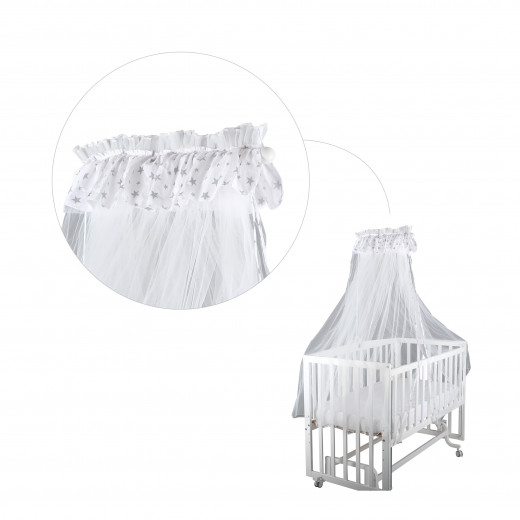 Baby Bed Mosquito Net Cloud L Shaped Sterling