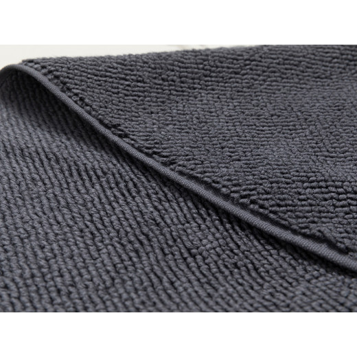 English Home Vanity Cotton Foot Towel, Dark Grey Color, 50*70 Cm
