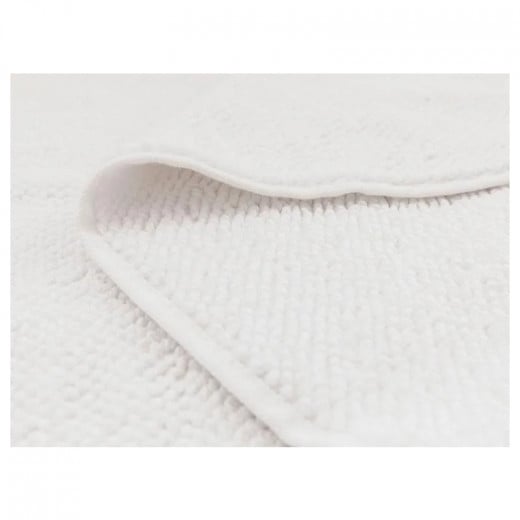 English Home Vanity Cotton Foot Towel, White Color, 50*70 Cm