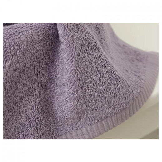 English Home Leafy Bamboo Hand Towel, Purple Color, 30*50 Cm