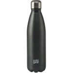 Cool Gear Stainless Steel Vacuum Insulated Water Bottle, Black, 502 ml