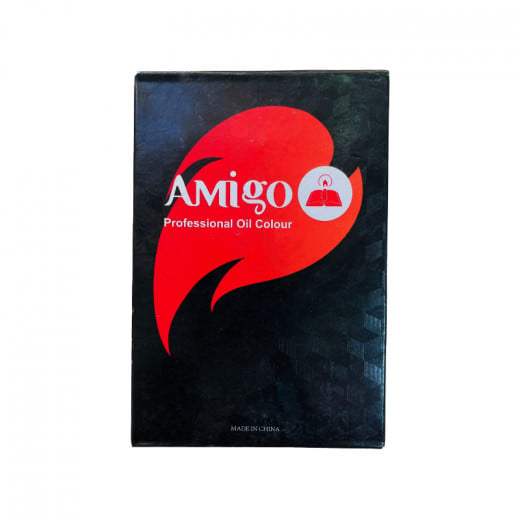 Amigo Professional Oil Paint Color, 3 Pieces, 101 White