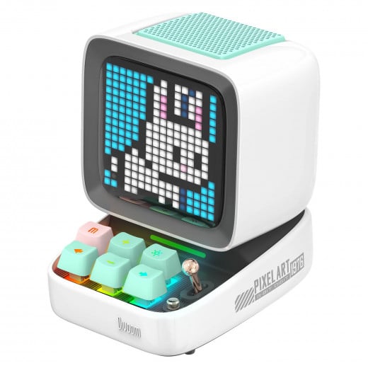 Divoom Ditoo Pro Bluetooth Speaker with Pixel Display, White Color