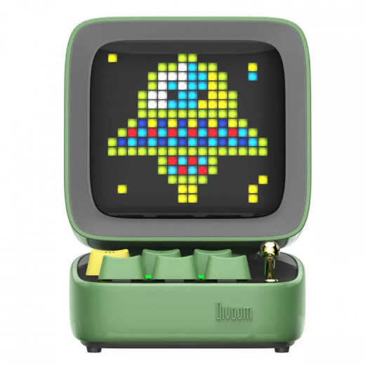 مكبر صوت ديفووم ديتو برو بلوتوث مع لوحة ضوئية، لون اخضر من ديفوم
