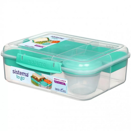 Sistema Bento Lunch TO GO 1.65L, Green