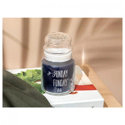 English Home Sunday Funday Scented Candle, Blue Color, 195 Gr