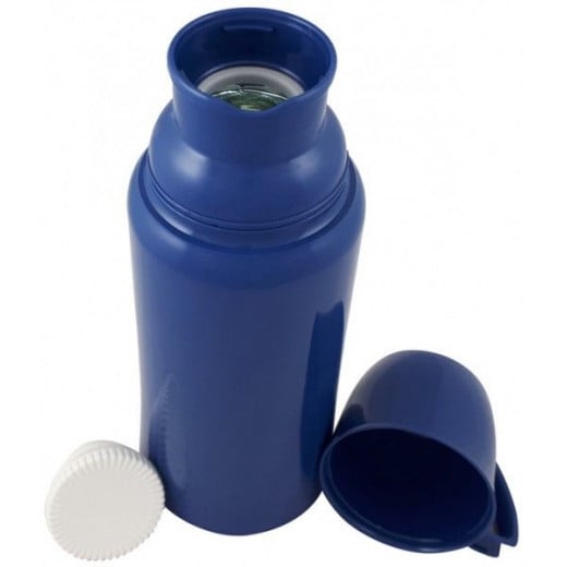 Helios Elegance 1L Vacuum Flask - Blue