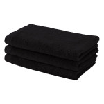 Aquanova London Aquatic Guest Towel, Black Color, 30*50 Cm