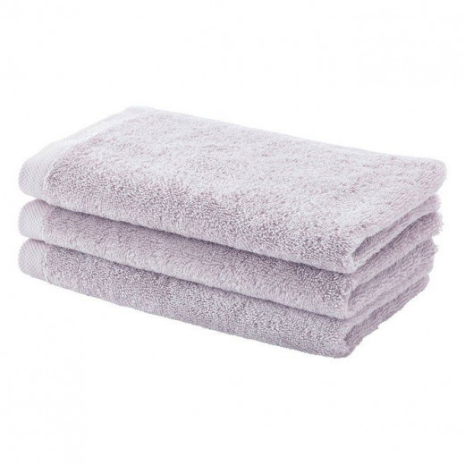 Aquanova London Aquatic Guest Towel, Light Purple Color, 30*50 Cm