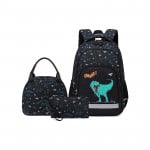 Boys School Backpack Backpack with Lunch Bag & Pencil Case Dragon