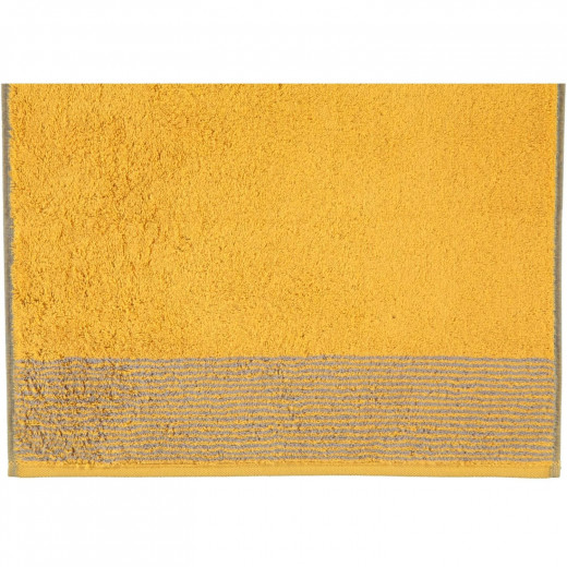 Cawo Two-Tone Guest Towel, Yellow Color, 30*50 Cm