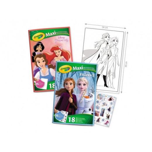 Crayola Album Maxi Coloring Pages, Assorted Colors 1 Piece