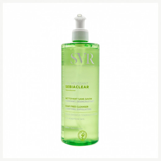 Svr Sebiaclear Gel Moussant Purifying and Exfoliating Cleanser, 400 Ml