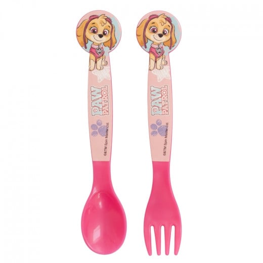Stor Pp Cutlery Set In Polybag Paw Patrol Girl Sketch Essence 2 Pieces