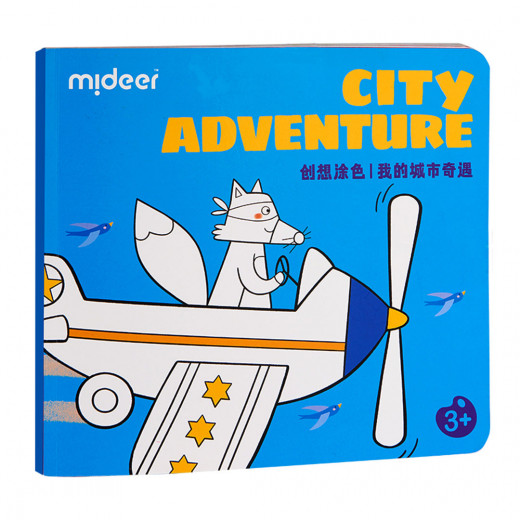 Mideer First Coloring Book - City Adventure