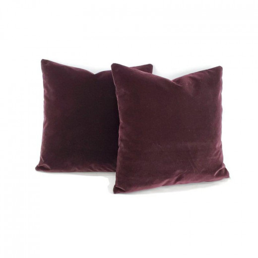 ARMN Azure Plain Cushion Cover,  Pale Plum Color