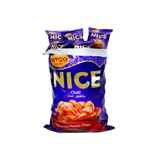 Kitco Nice Potato Chips Hot Chilli, 21 Pieces, 14 Gram