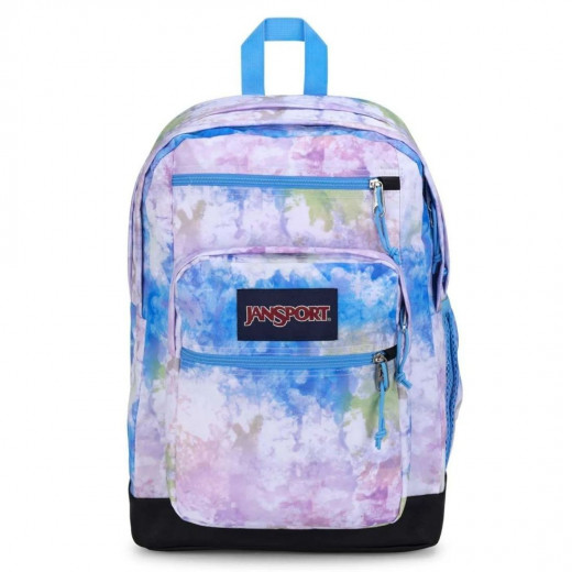 JanSport Cool Student Backpack Batik Wash, Blue & Purple Color