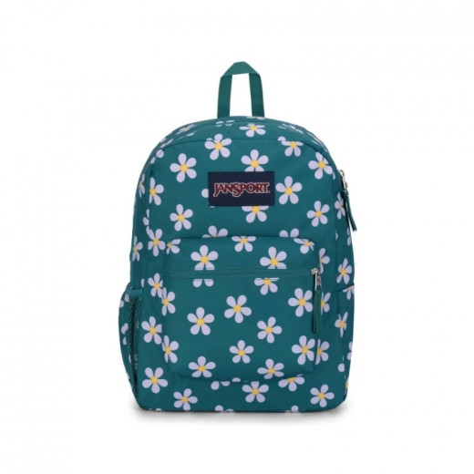 JanSport Cross Town Backpack, Green & Purple Color