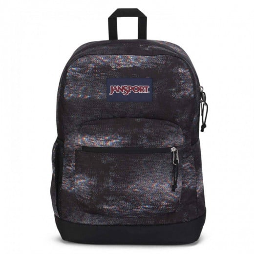 JanSport Cross Town Plus Backpack, Black & Gray Color 17"