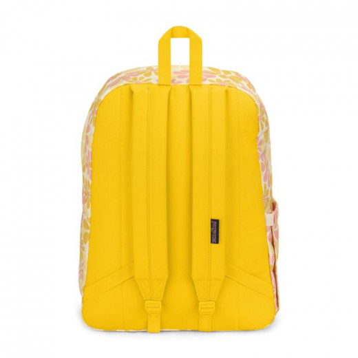 Jansport Superbreak Plus Backpacks, Pink & Yellow Color