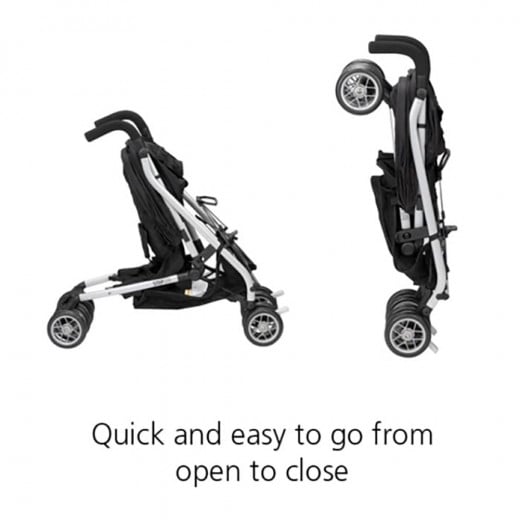 Safety 1ˢᵗ Step Lite Compact Stroller - Black