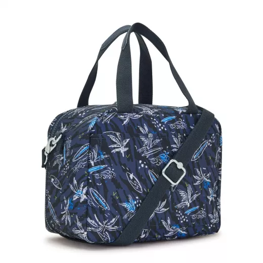 Kipling Miyo Insulated Medium Lunch Bag Surf Sea Print