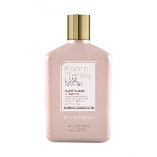 Alfaparf Milano Keratin Therapy Lisse Design - Sulfate Free Keratin Shampoo - Maintains and Enhances Keratin Hair Treatment